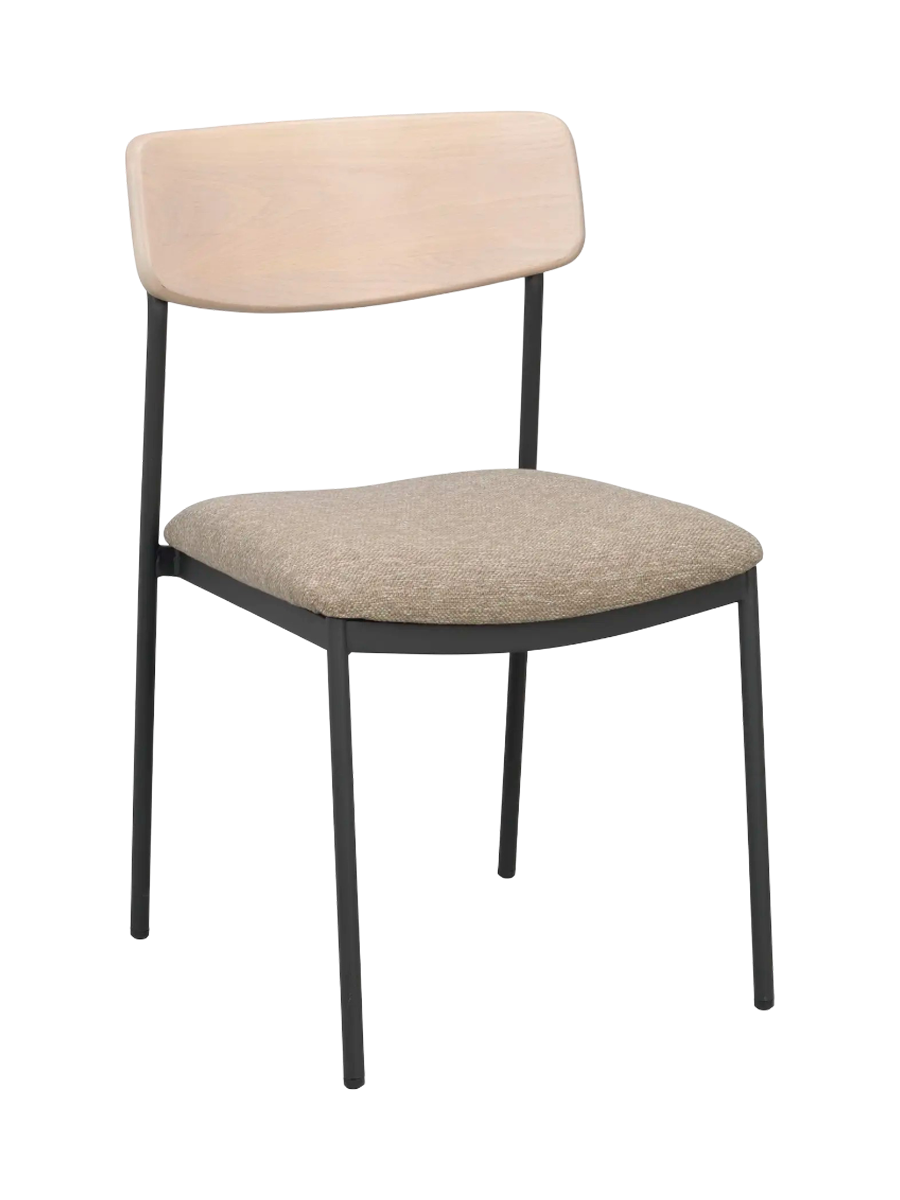 
Chaise design empilable « Maymont » - Chêne naturel