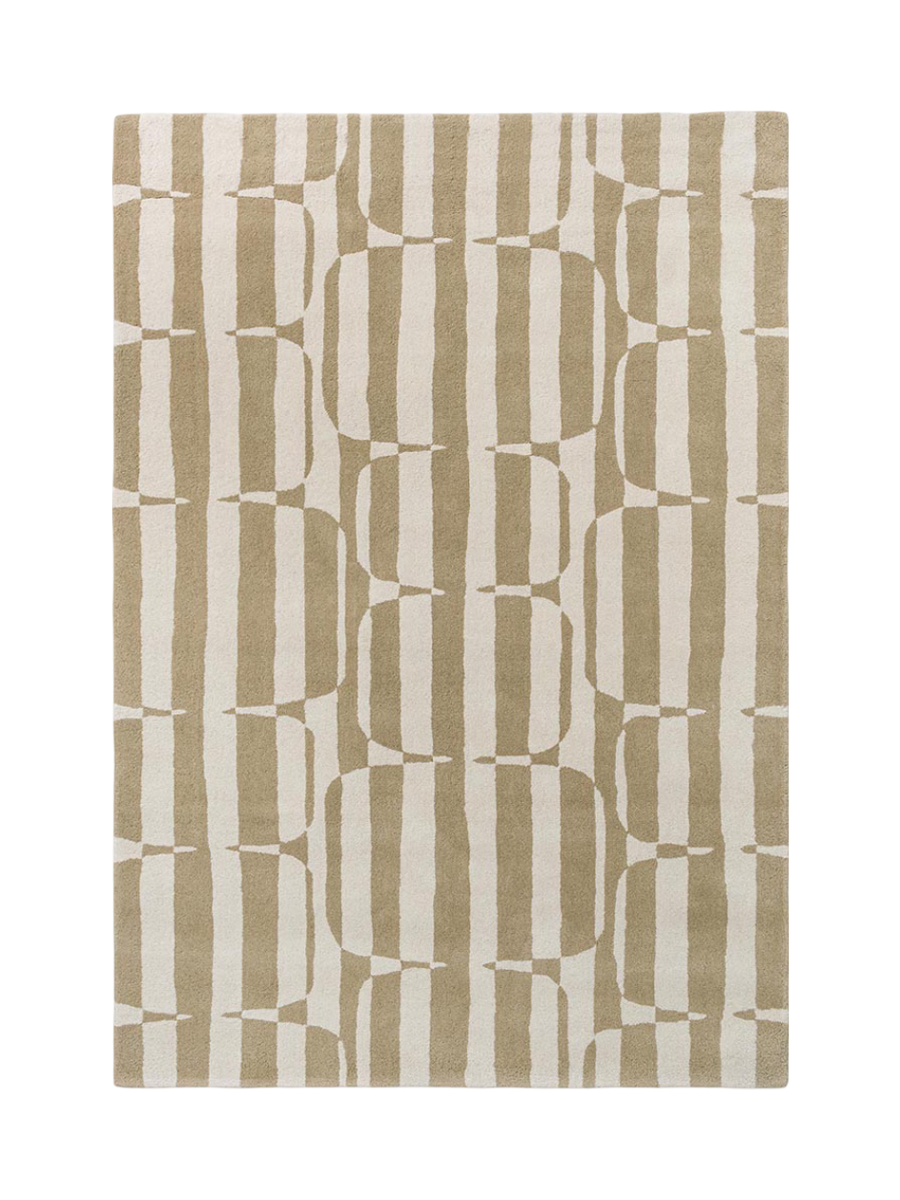 
Tapis en laine design « Lohko Stripe » - tufté à la main - 160 x 230 cm / Caillou