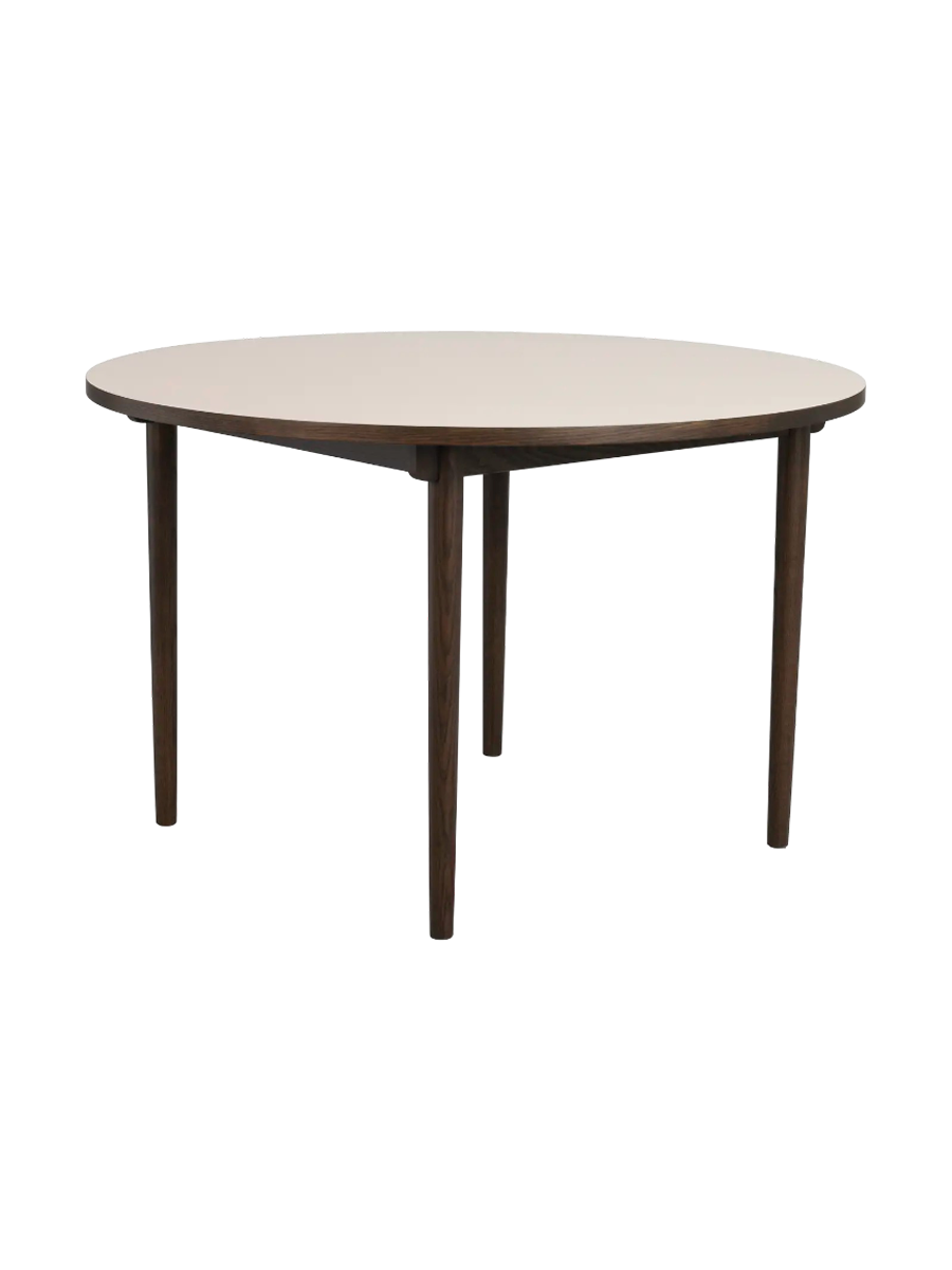 
Tavolo da pranzo rotondo di design “Fairmont”, Ø 120 cm - Rovere Marrone scuro