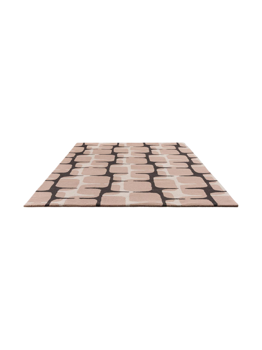 
Tapis en laine design « Going Lohko » - tufté à la main - 160 x 230 cm / Crème de nuit