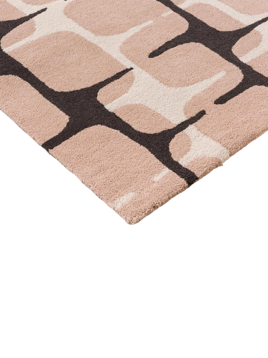 
Tapis en laine design « Going Lohko » - tufté à la main - 160 x 230 cm / Crème de nuit