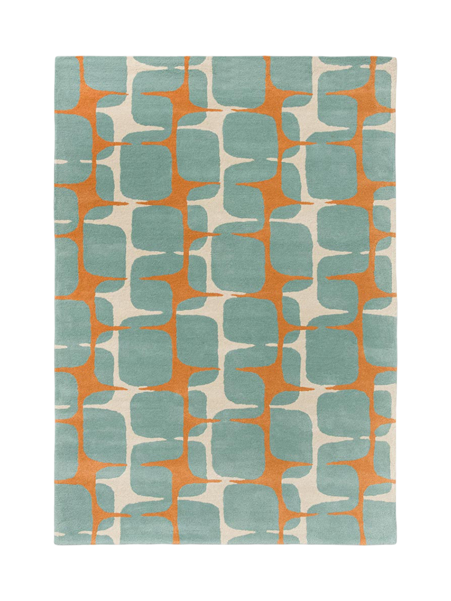 
Tapis en laine design « Going Lohko » - tufté à la main - 120 x 180 cm / Ciel