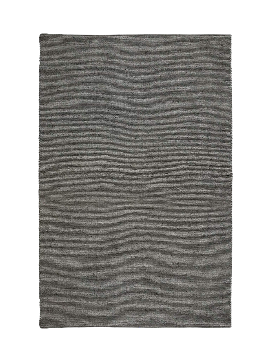 
Handgeknüpfter, hochwertiger Wollteppich „Donegal“ 200 x 290 cm - Dunkelgrau
