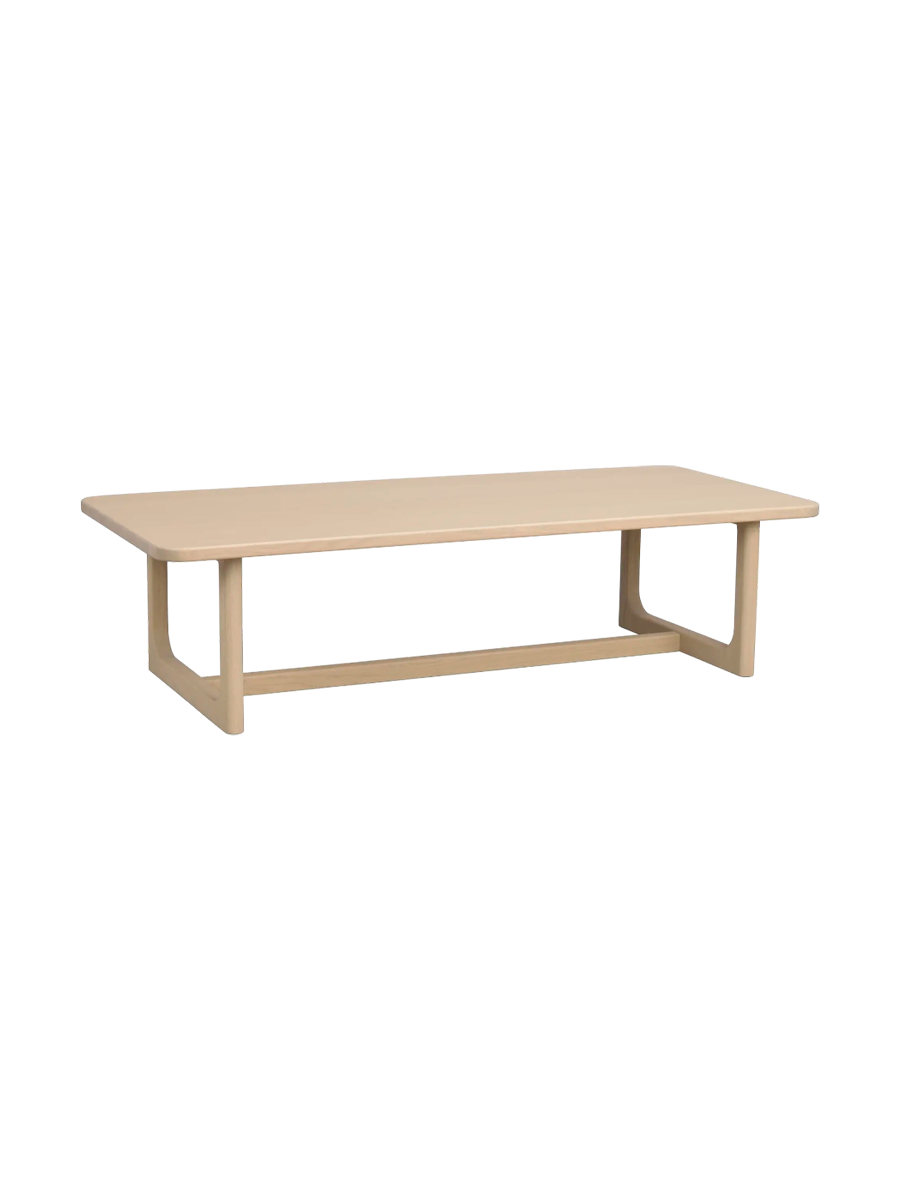
Design Couchtisch „Driscoll“, 160 x 70 cm - Eiche hell