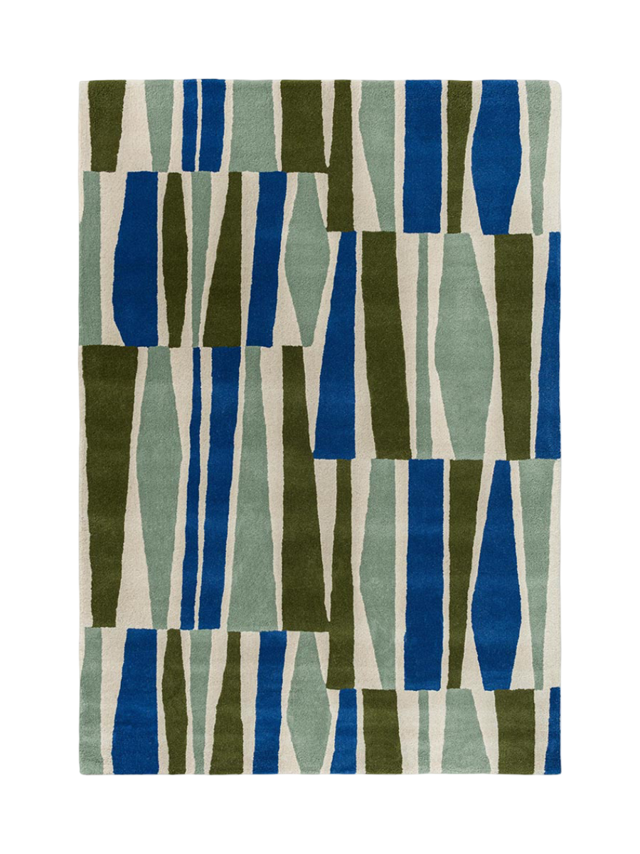 
Tapis en laine design « Saku Olive » – tufté à la main - 120 x 180 cm