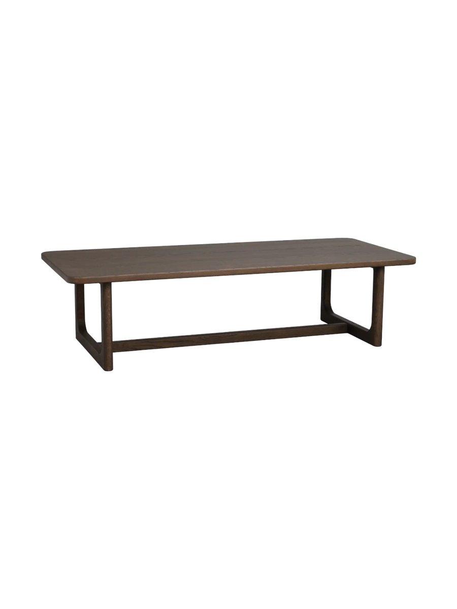 
Design Couchtisch „Driscoll“, 160 x 70 cm - Eiche Dunkelbraun