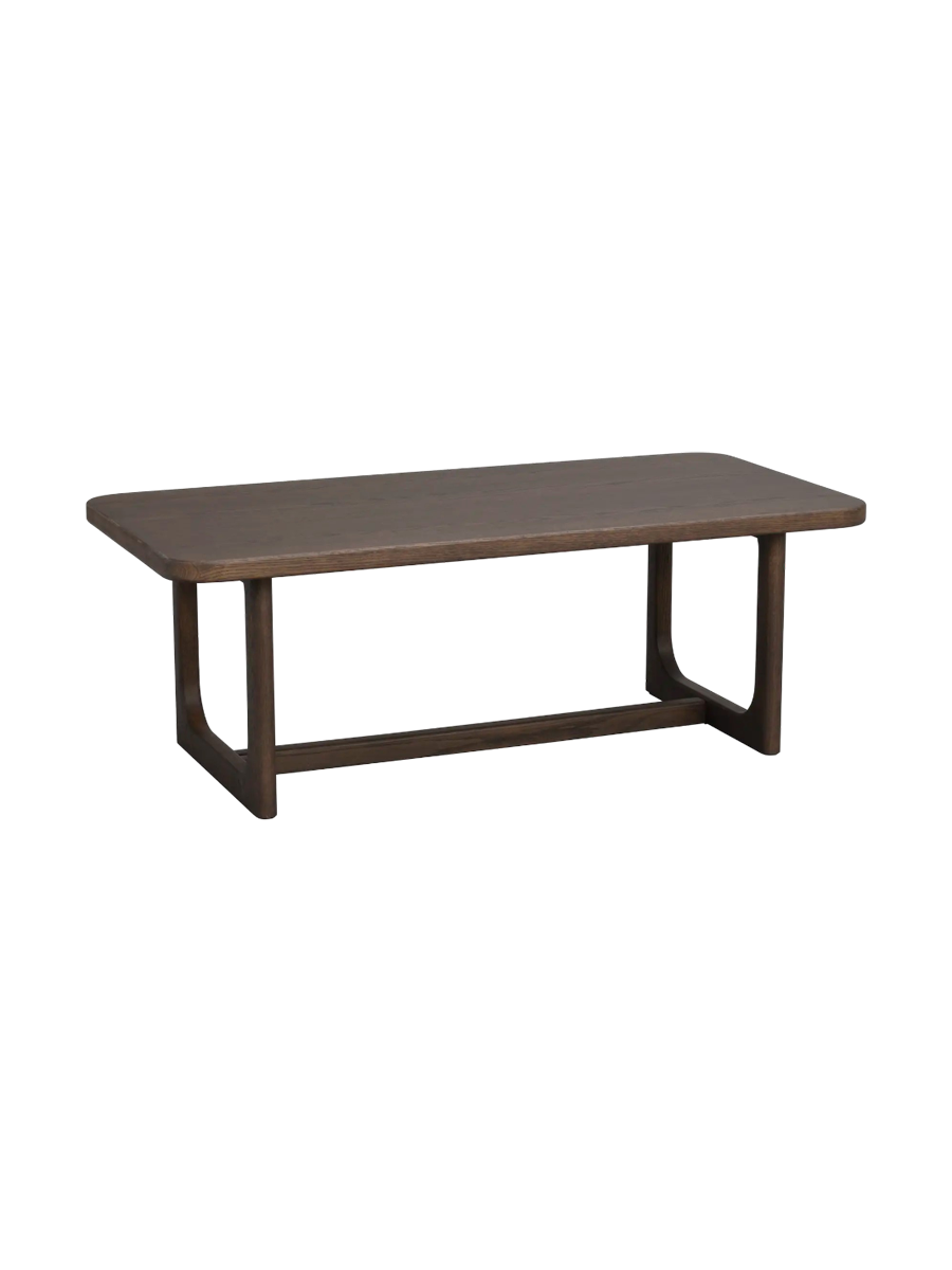 
Design Couchtisch „Driscoll“, 103 x 50 cm - Eiche Dunkelbraun