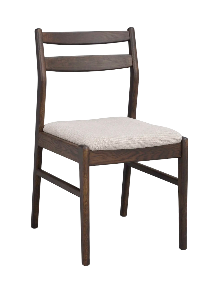 
Chaise en bois massif de haute qualité « Kerwin » - Chêne Brun Foncé