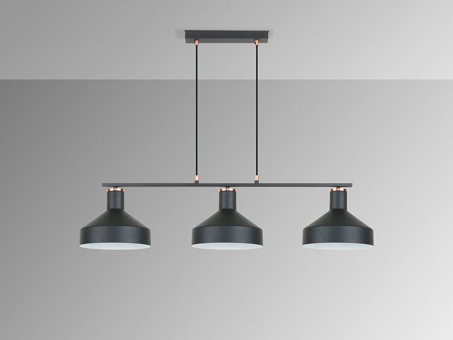 
Design pendant light “Irias”, 3-light