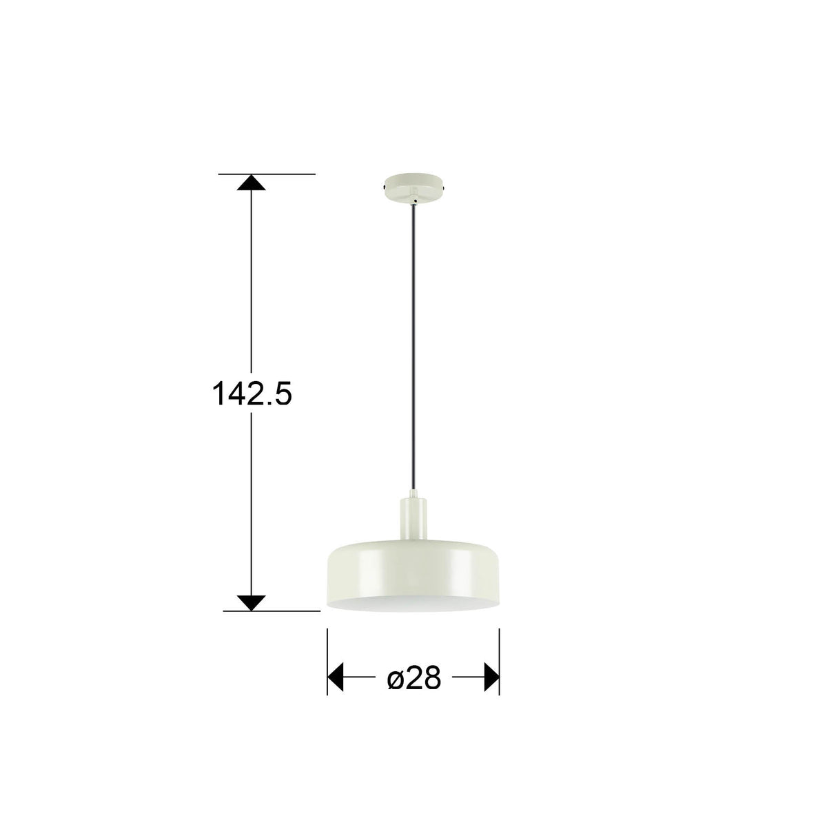 
Suspension design « Alessia » à 1 lampe