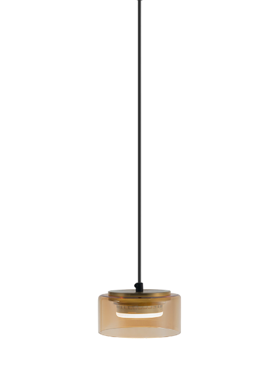
LED Design Hängelampe „Olaia“ 1-flammig - Schwarz