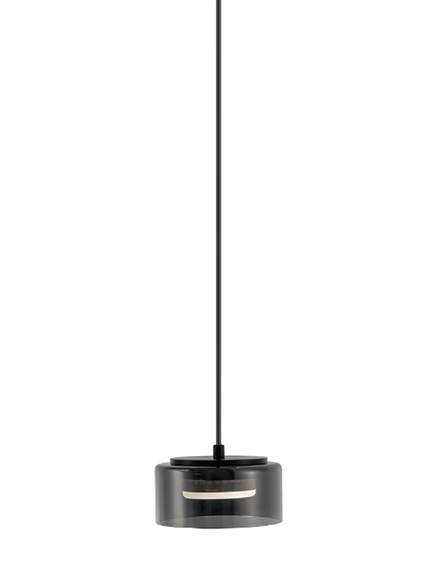 
LED Design Hängelampe „Olaia“ 1-flammig - Schwarz