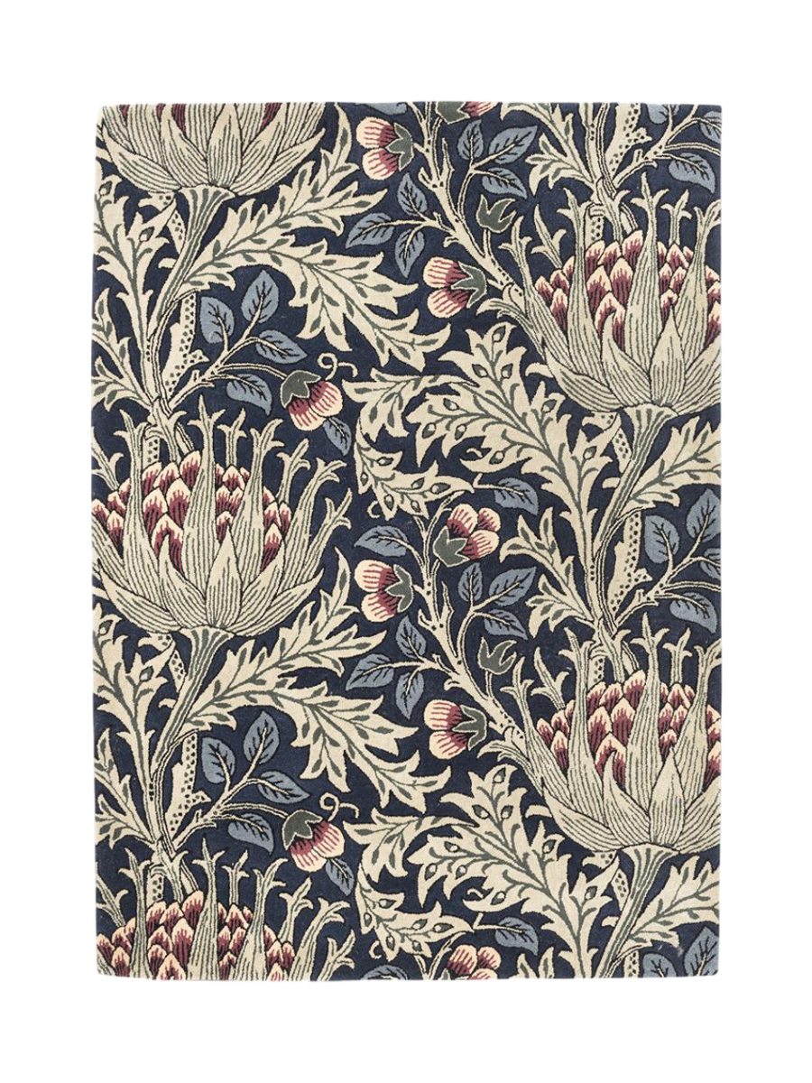 
Tapis design « Artichoke » - tufté à la main, 100 % pure laine vierge - 140 x 200 cm / Minéral