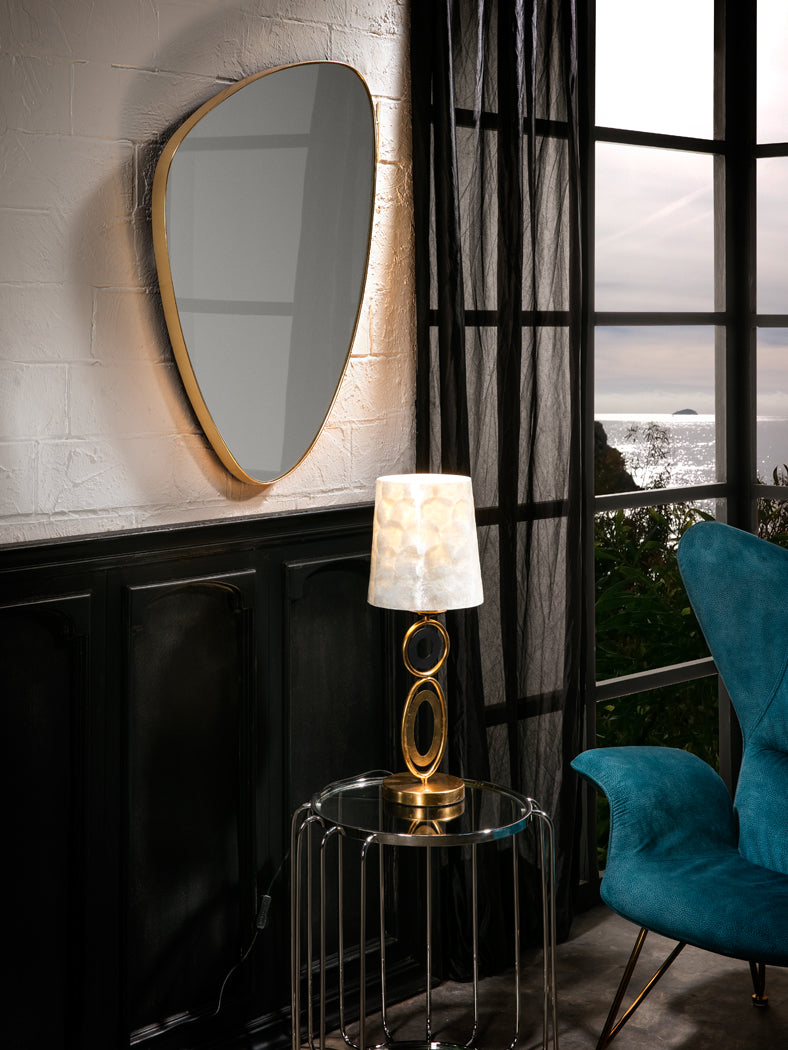 
Design Wandspiegel „Orio“ - Gold