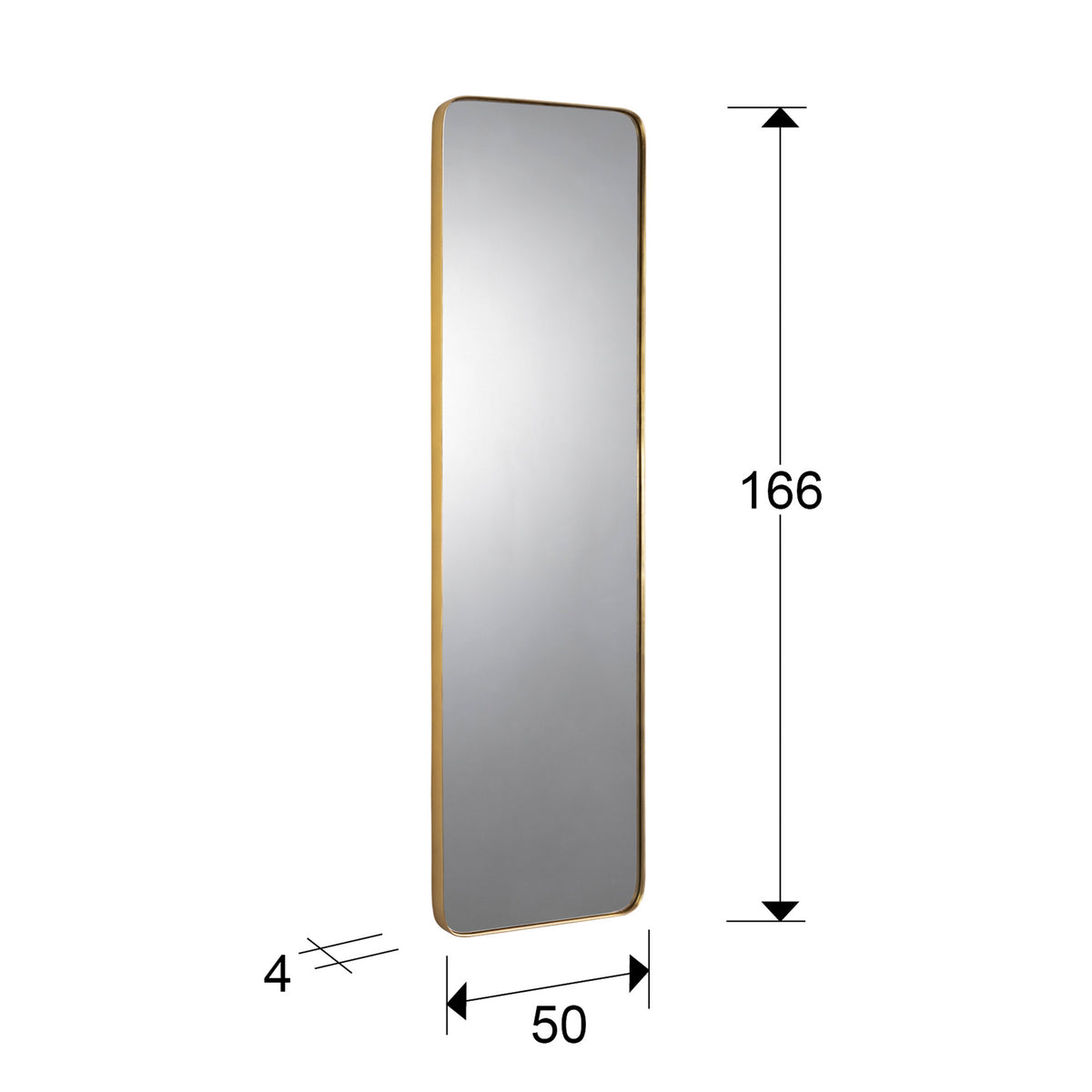 
Grosser Design Wandspiegel „Orio“ - 55 x 166 cm
