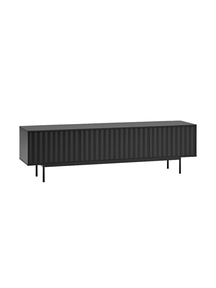
Designer Lowboard "Sierra" - 180 x 52 cm - Black