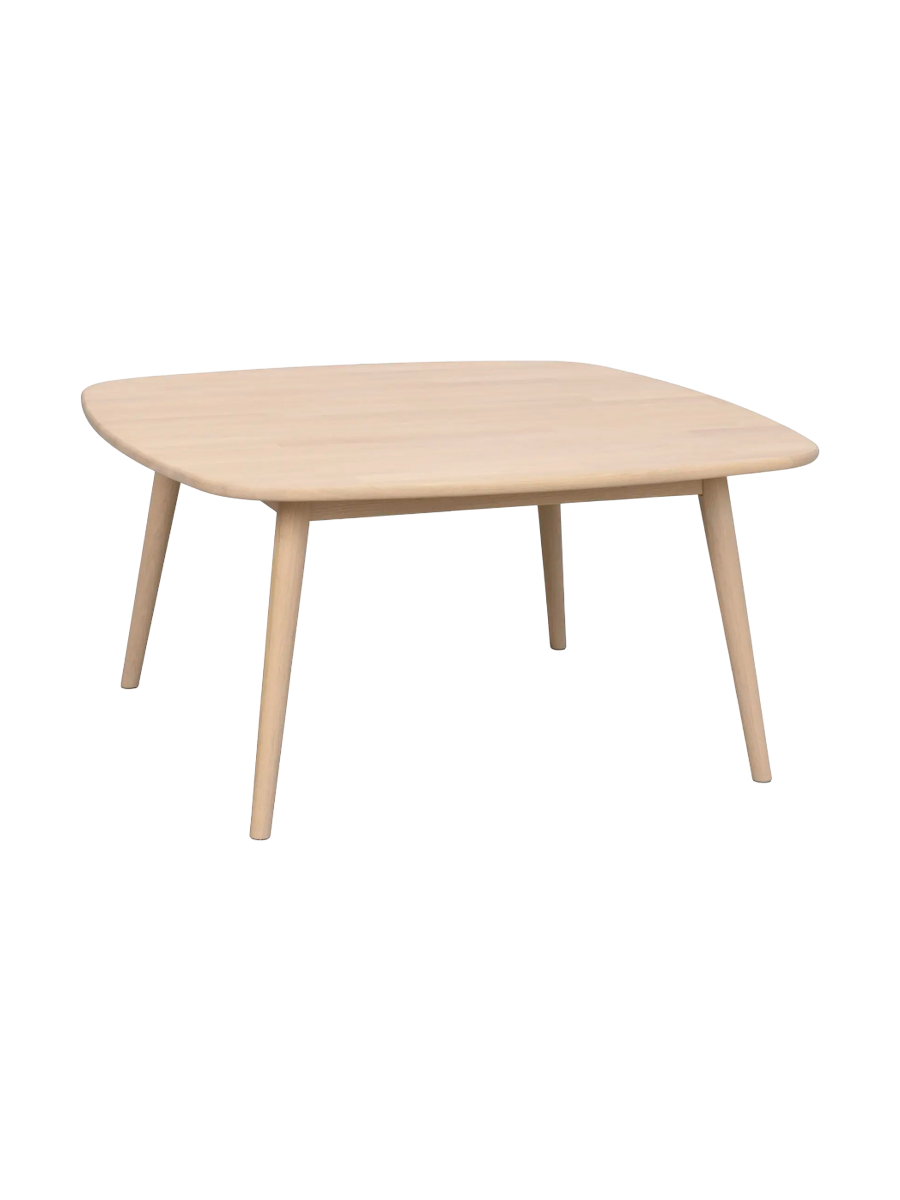 
Massivholz Couchtisch „Tompkins“ 90 x 90 cm - Eiche hell