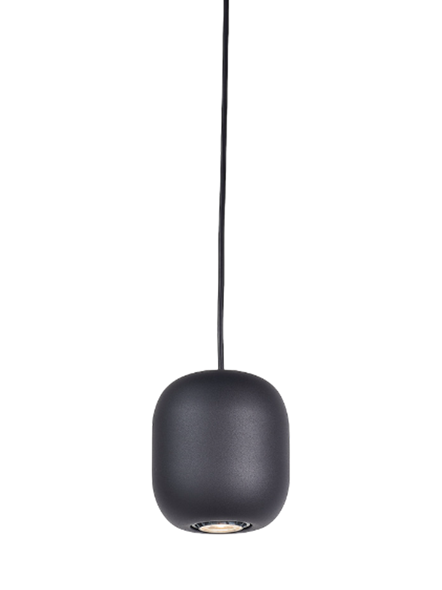 
Design Pendant Lamp “Nimes,” Black, 1-Light