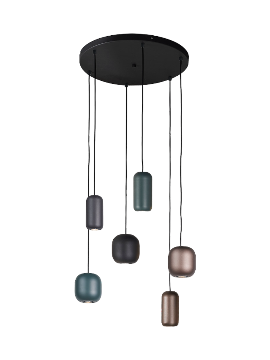 
Suspension design « Nimes » à 6 lampes