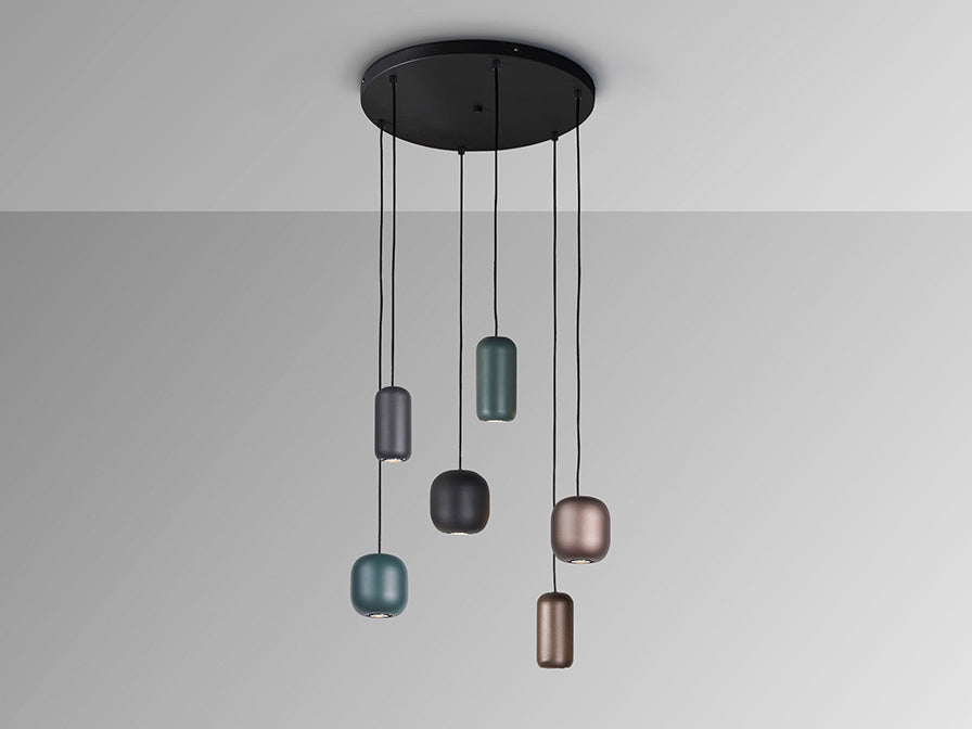
Suspension design « Nimes » à 6 lampes
