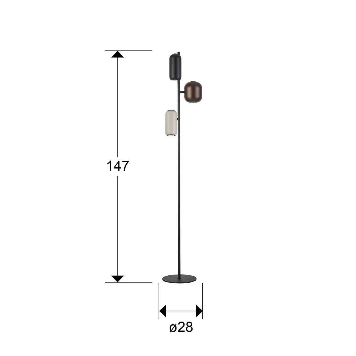 
Design floor lamp “Nimes”