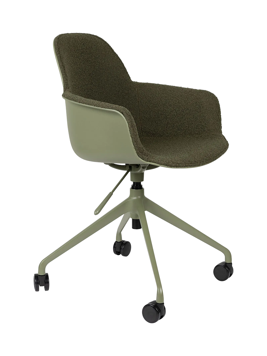 
Fauteuil de bureau design « Albert Kuip » avec accoudoirs - Vert