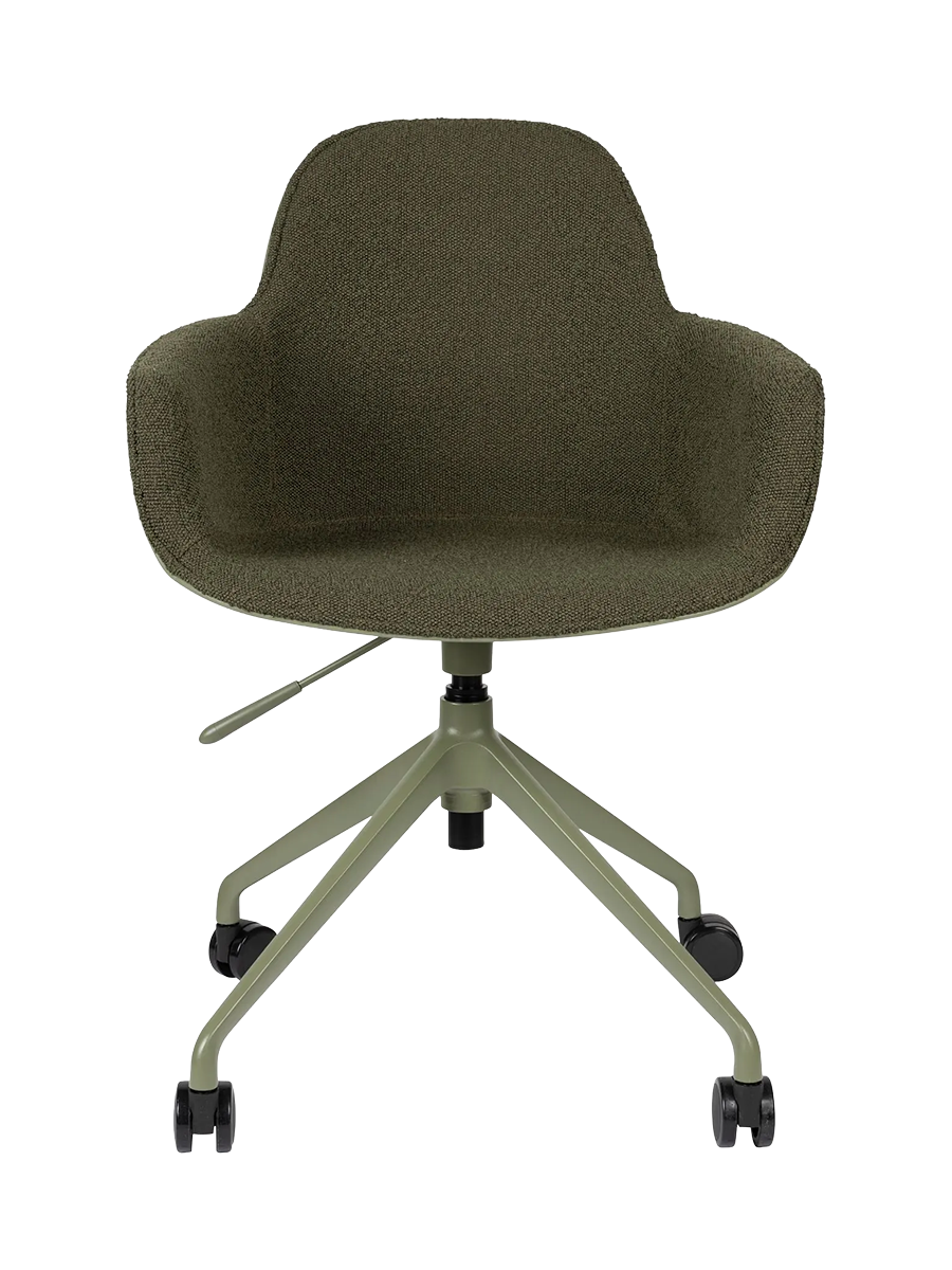 
Fauteuil de bureau design « Albert Kuip » avec accoudoirs - Vert