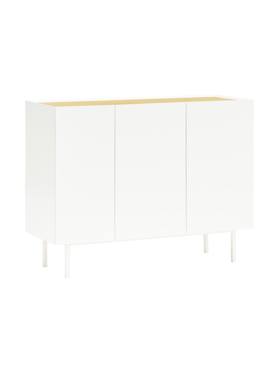 
Design Sideboard „Arista“ - 3-türig - Weiss