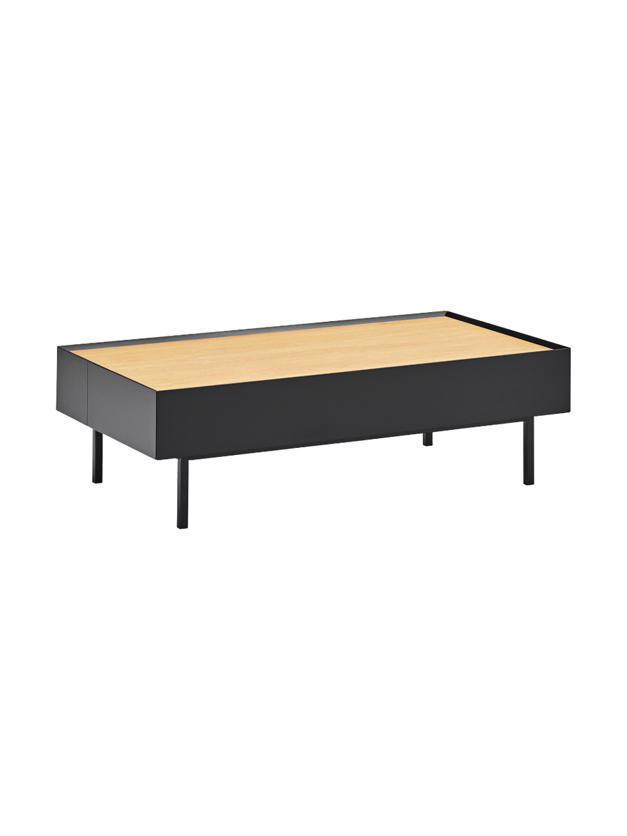 
Design Couchtisch „Arista“ - 110 x 60 cm - Schwarz