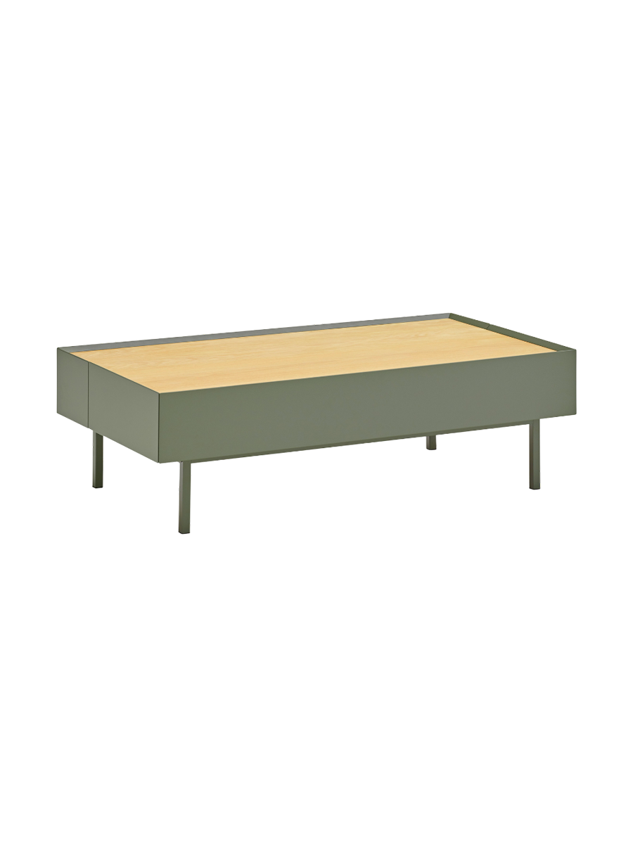 
Design Couchtisch „Arista“ - 110 x 60 cm - Grün