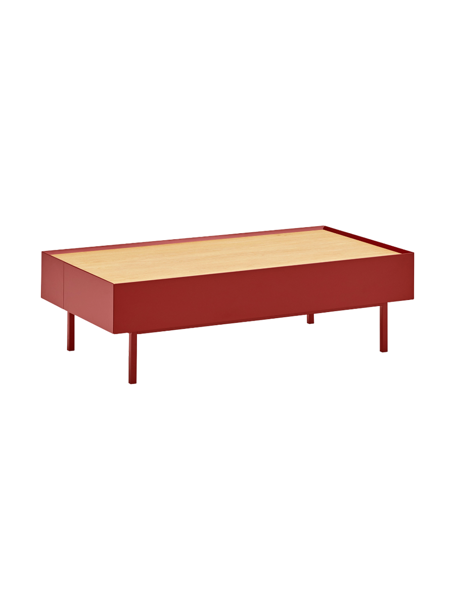 
Design Couchtisch „Arista“ - 110 x 60 cm - Bordeaux