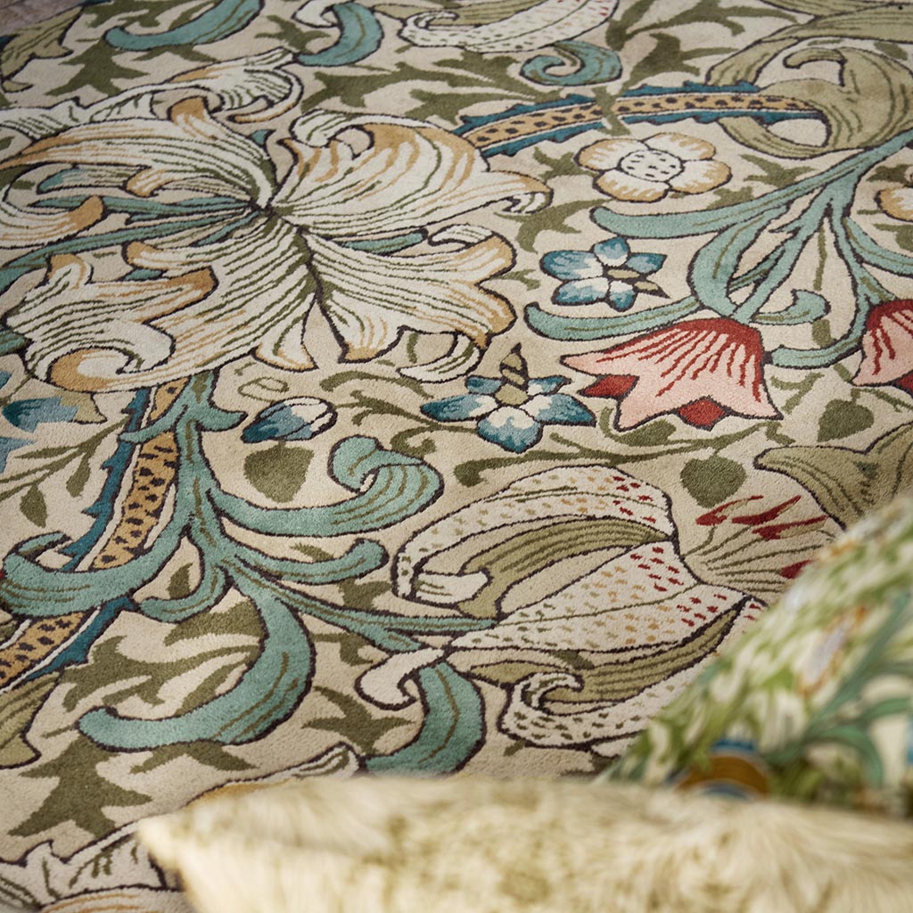 
Tapis design « Golden Lily » - tufté main, 100 % pure laine vierge - 170 x 240 cm
