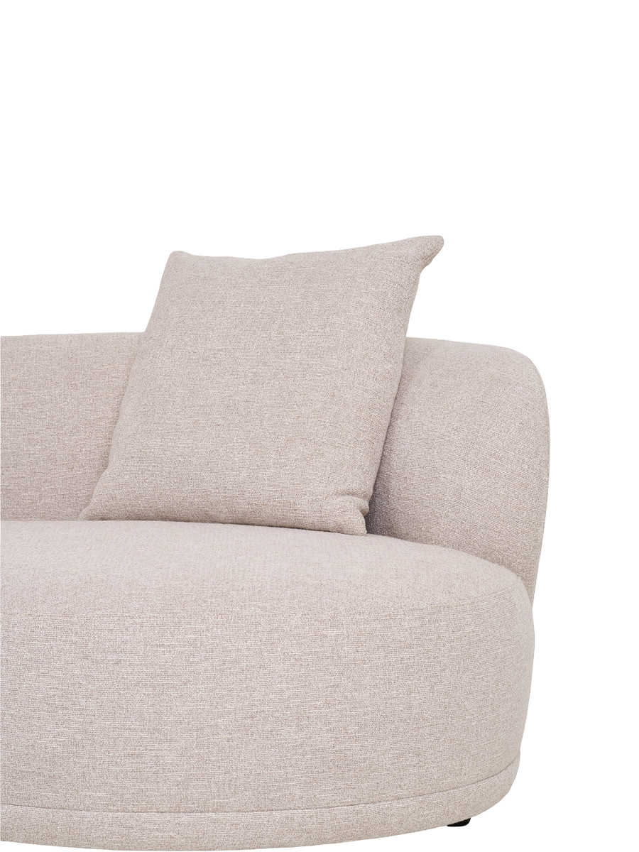 
Canapé d’angle design 4 places « Kingston » - Liens / Sable