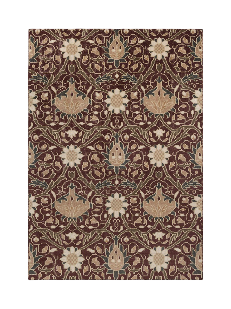 
Tapis design « Montreal » – tufté main, 100 % pure laine vierge - 140 x 200 cm / Roux