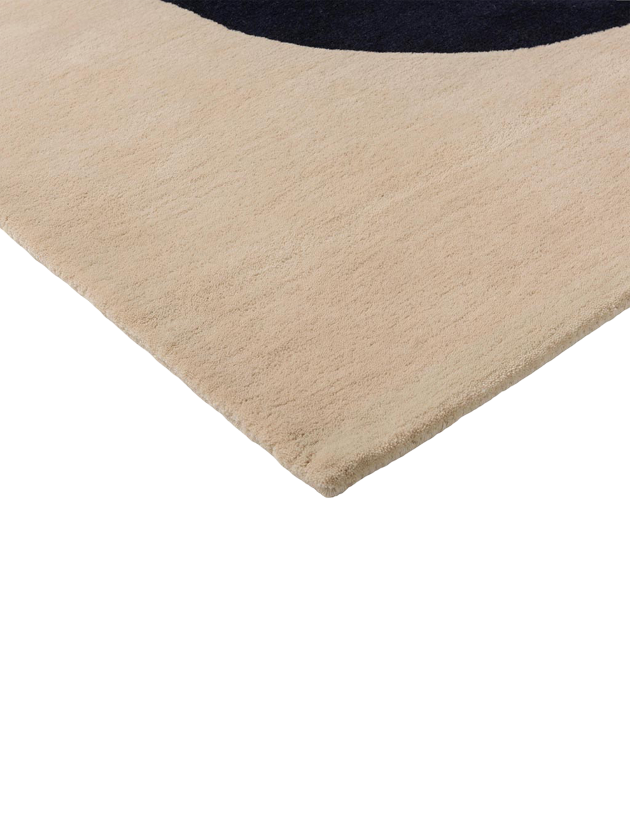 
Tapis design tufté main « Seireeni Grün » 100 % laine, différentes tailles - 170 x 240 cm