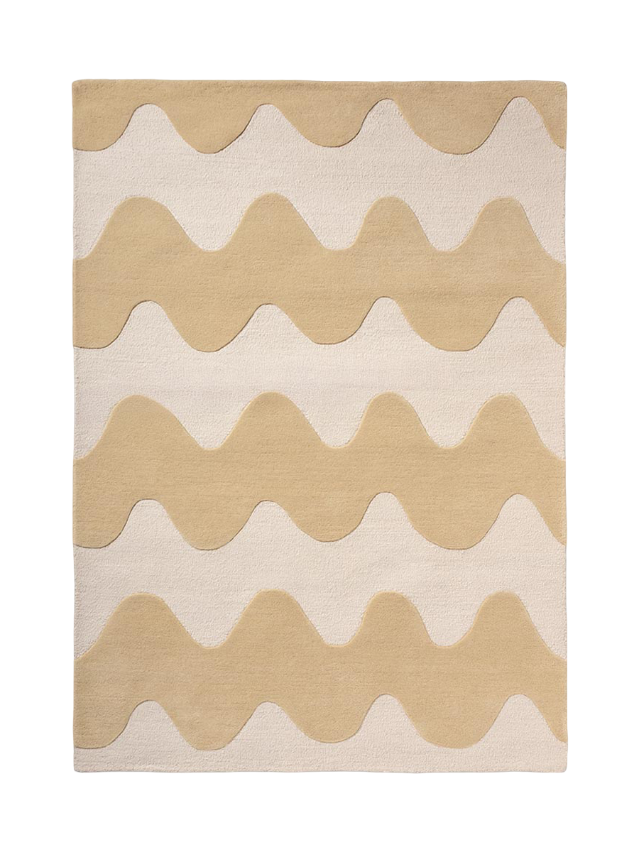 
Tapis design touffeté à la main « Loki Butter » 100 % laine, différentes tailles - 140 x 200 cm