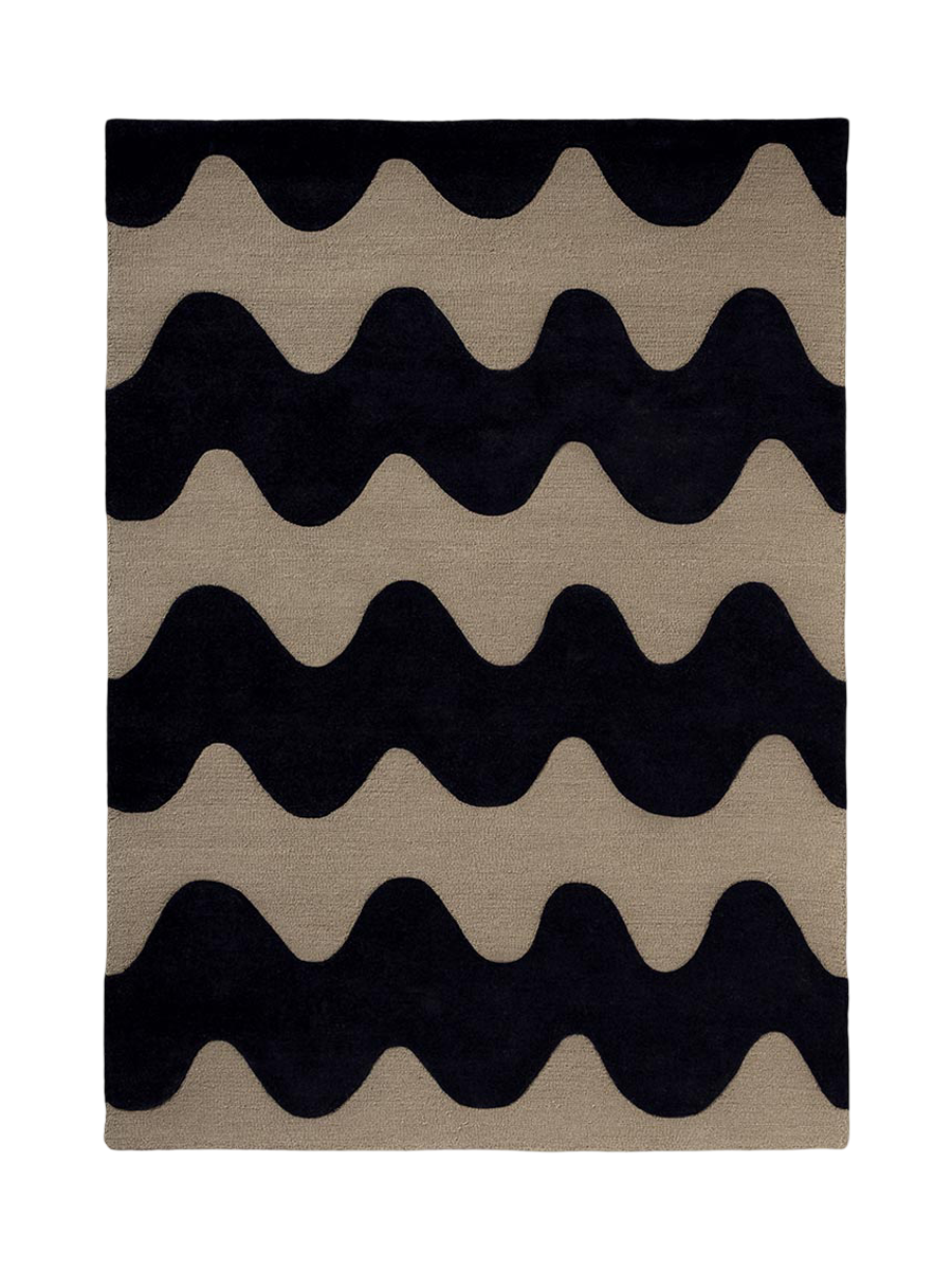 
Tapis design tufté main « Loki Black » 100 % laine, différentes tailles - 140 x 200 cm