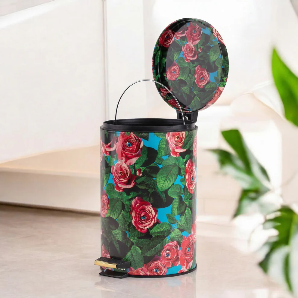 
Corbeille à papier design « Toiletpaper Roses »