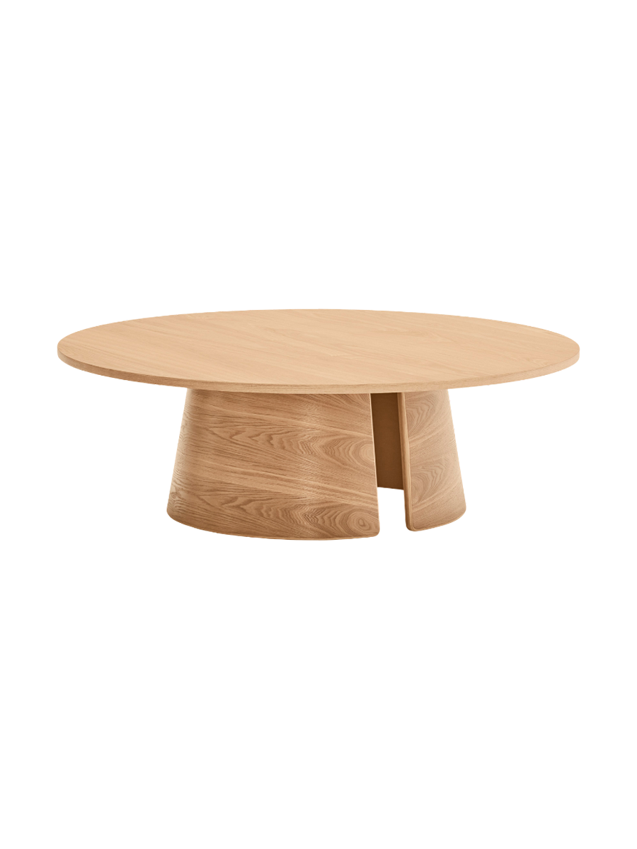 
Tavolino da salotto di design «Cep» Ø 110 cm - Rovere Naturale