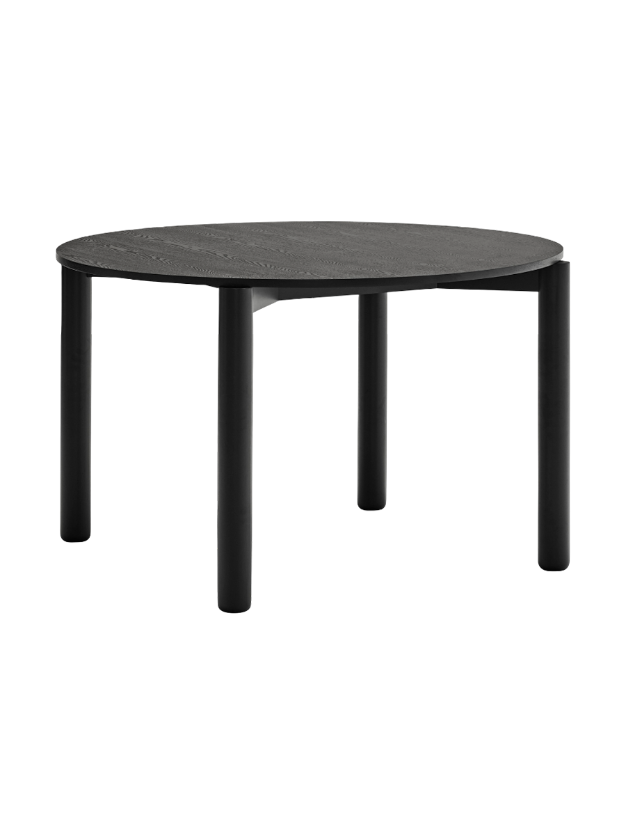 
Round Design Dining Table "Atlas" Ø 120 cm - Black