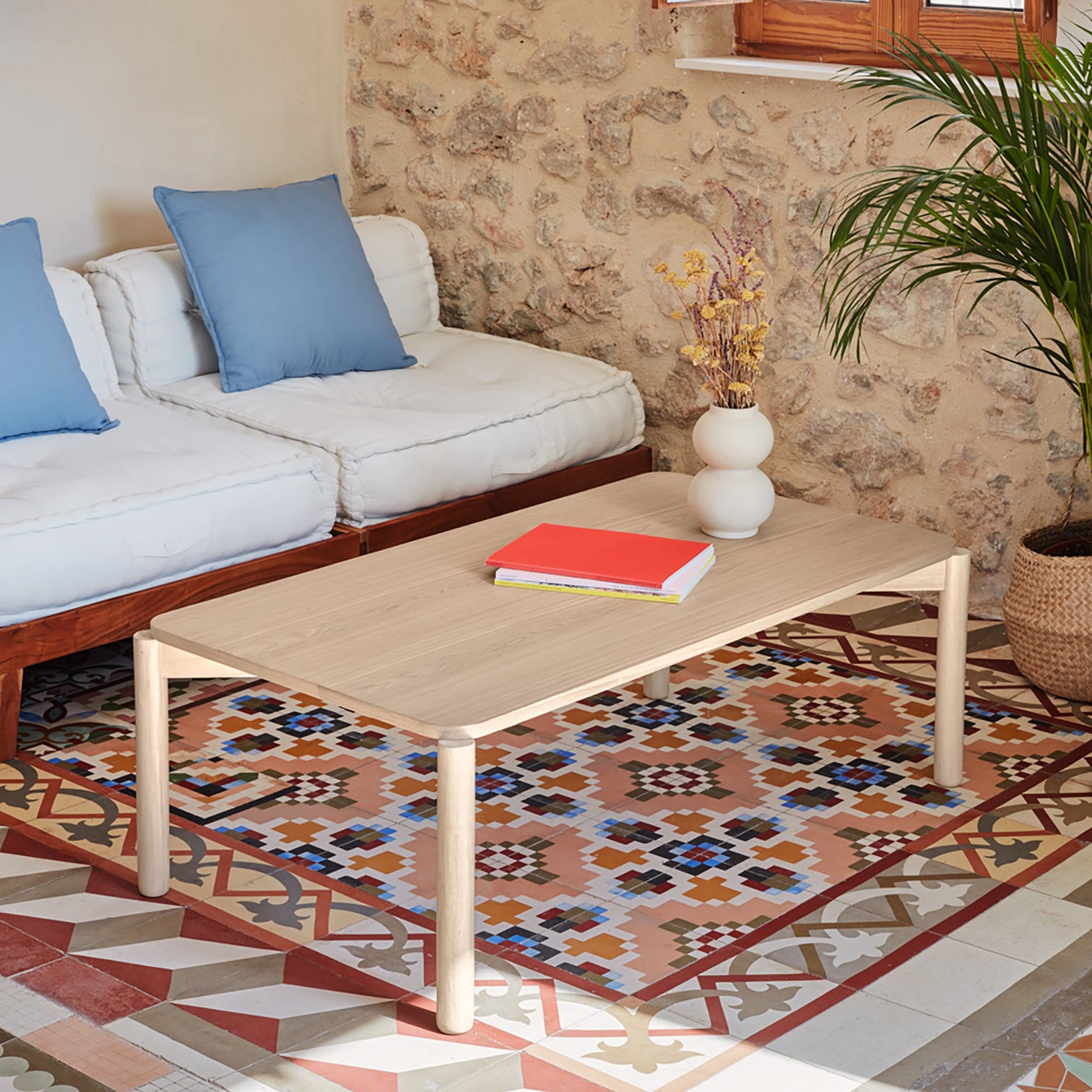 
Design Couchtisch „Atlas“ - 110 x 60 cm - Natural