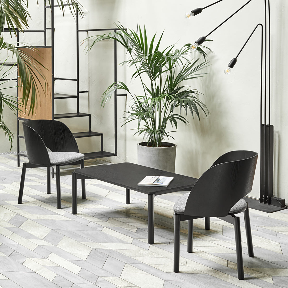 
Design Couchtisch „Atlas“ - 110 x 60 cm - Schwarz