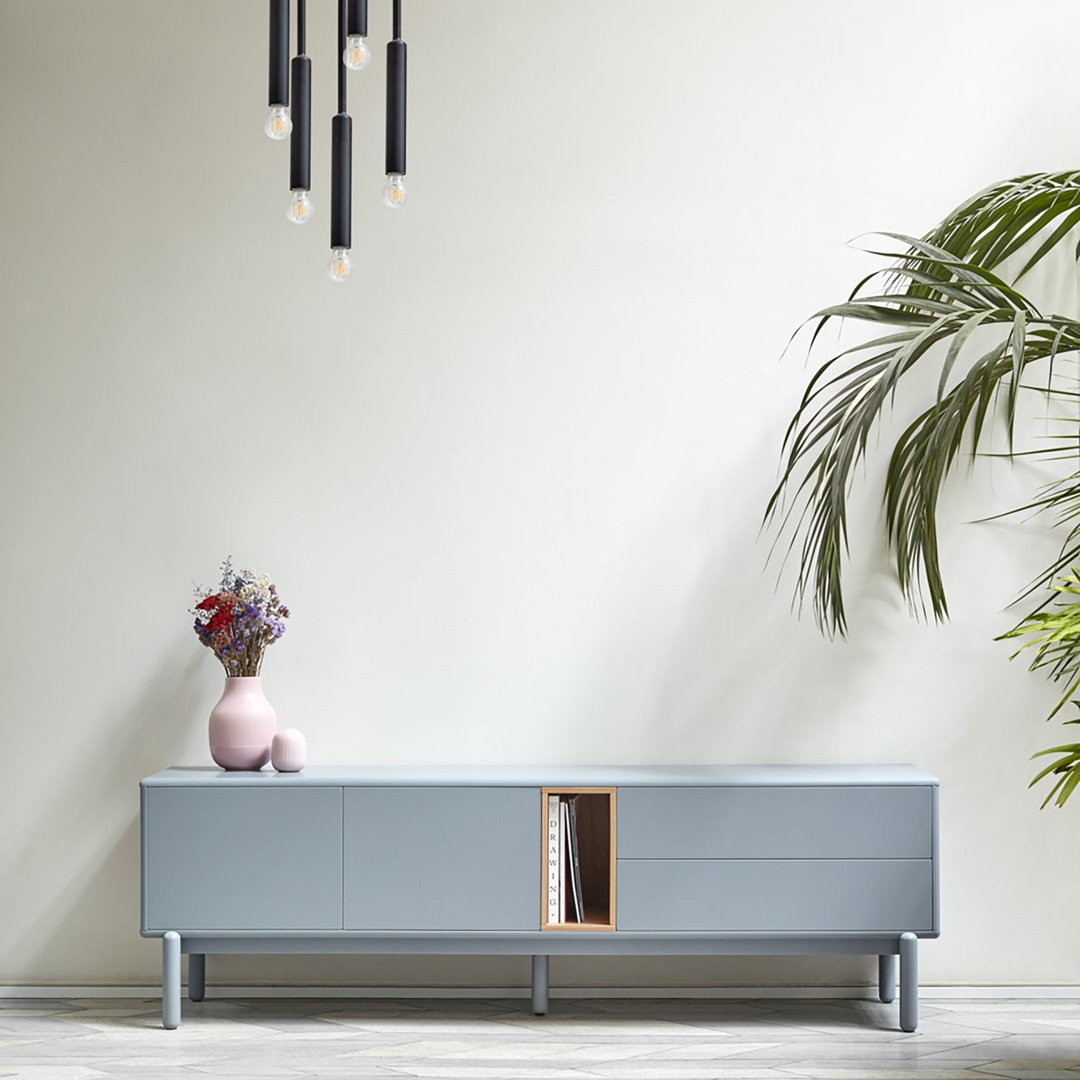 
"Corvo" Console Table Design - Pearl Gray