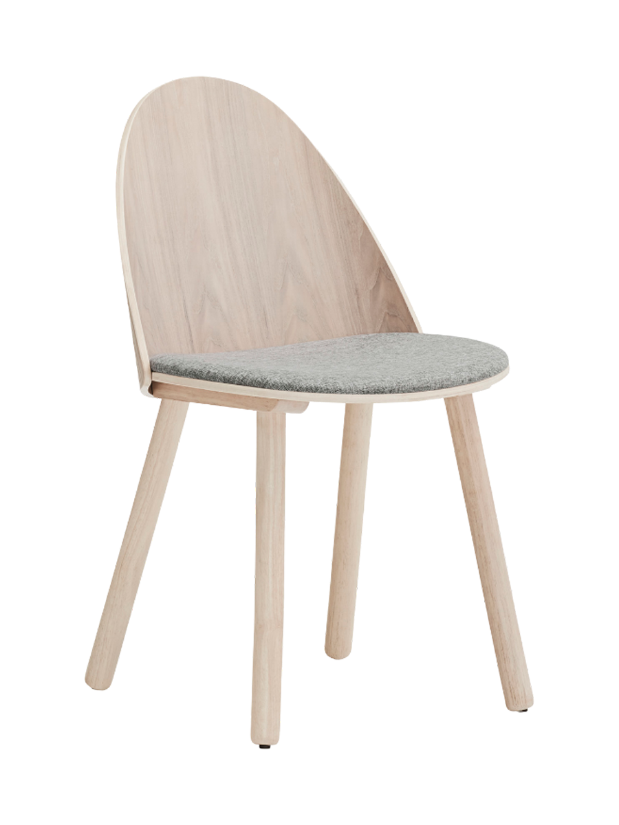 
Hochwertiger Design Stuhl „Uma“ - Natural hell