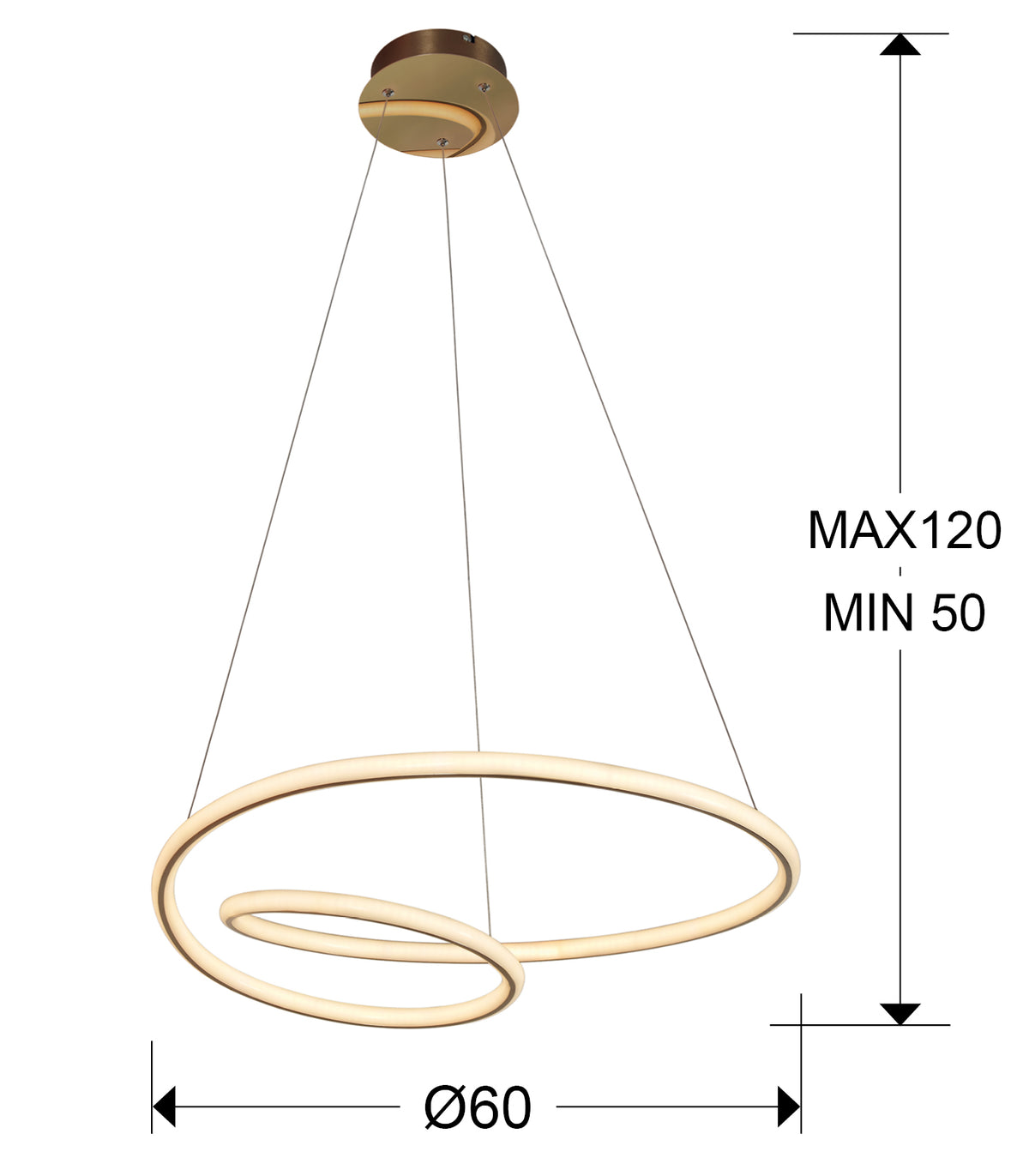 
Lampada a sospensione LED di design „Tube“