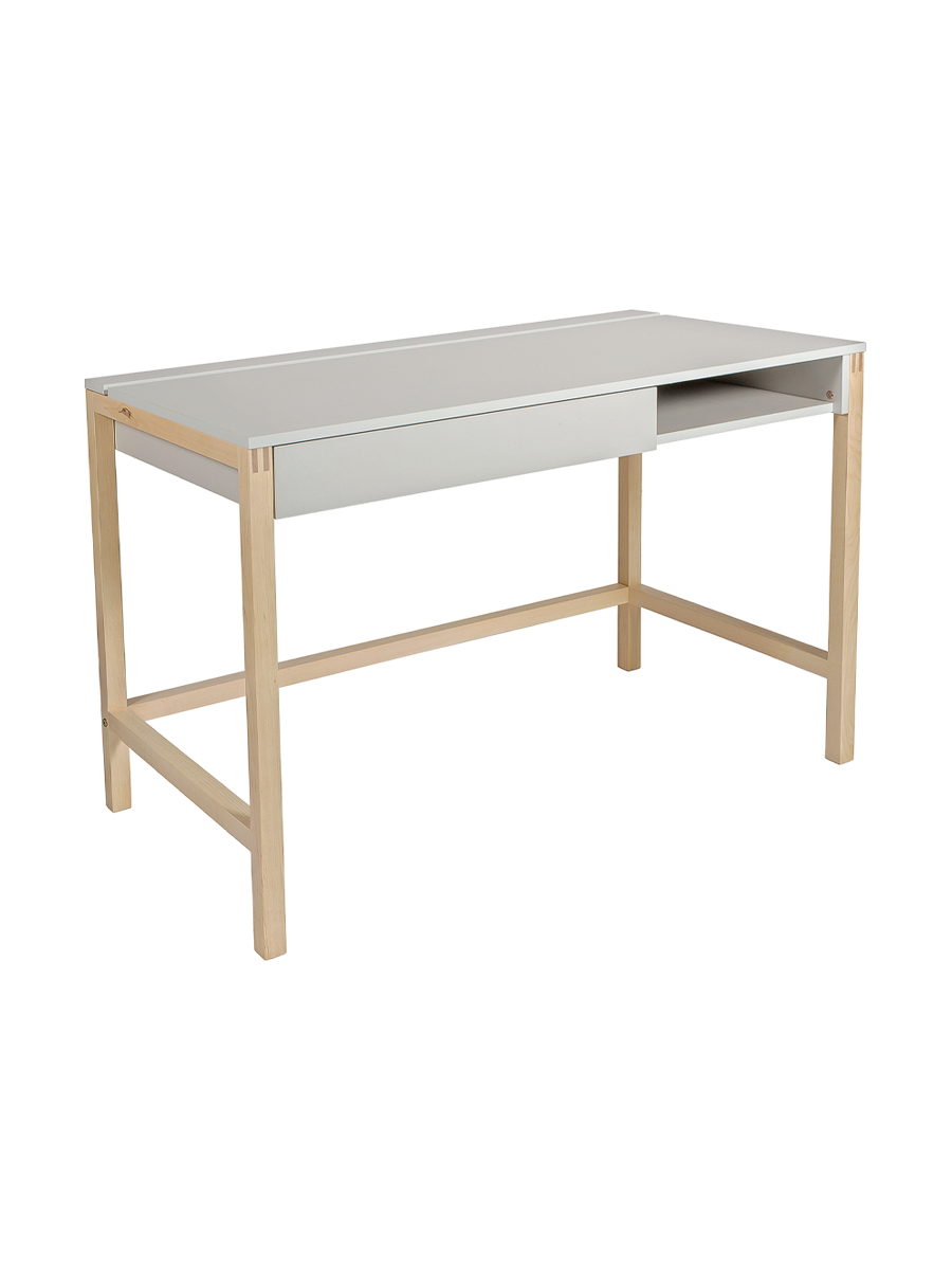 
Designer Desk "NewEst" - Natural, Light Gray