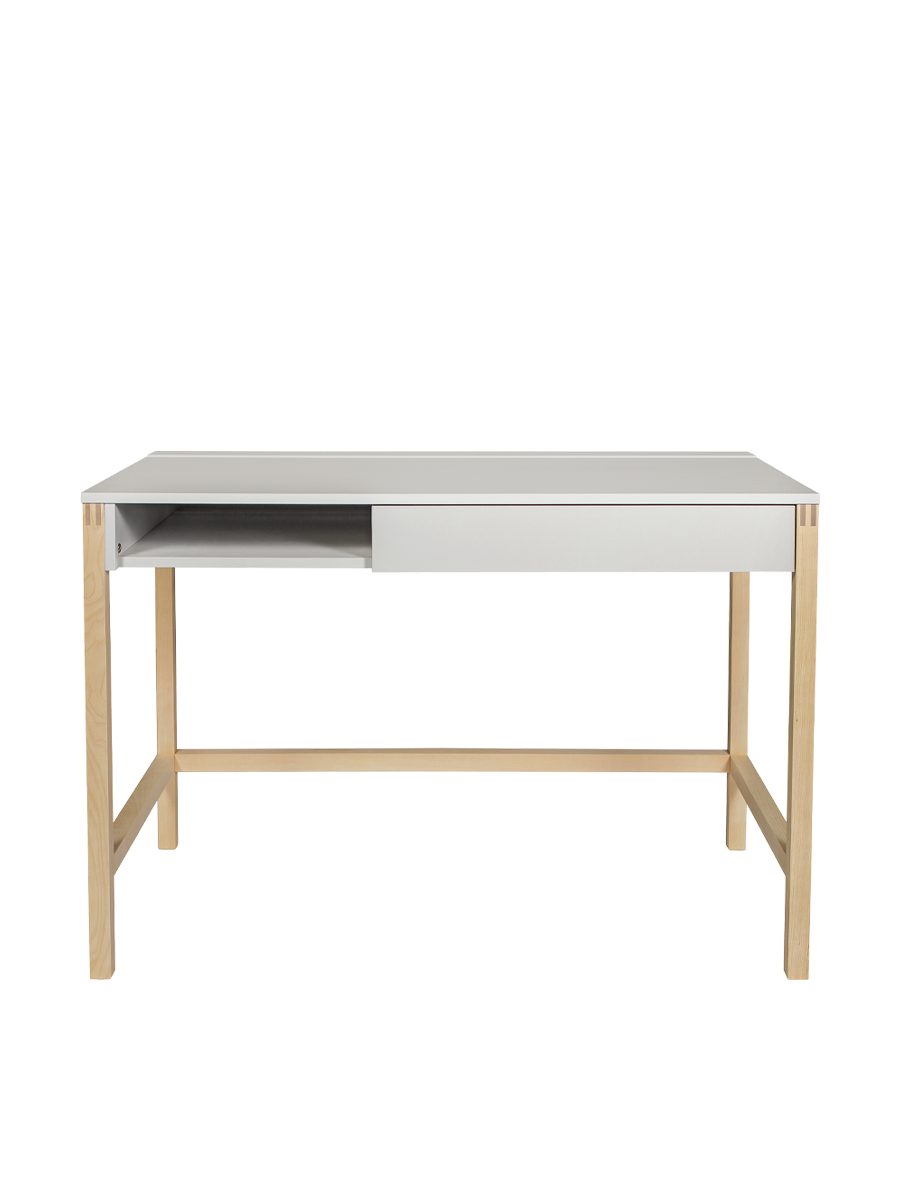 
Designer Desk "NewEst" - Natural, Light Gray