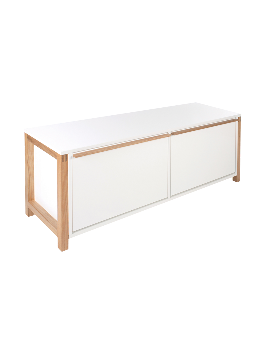 
Modern Shoe Cabinet and Bench "Northgate" - 2-Door