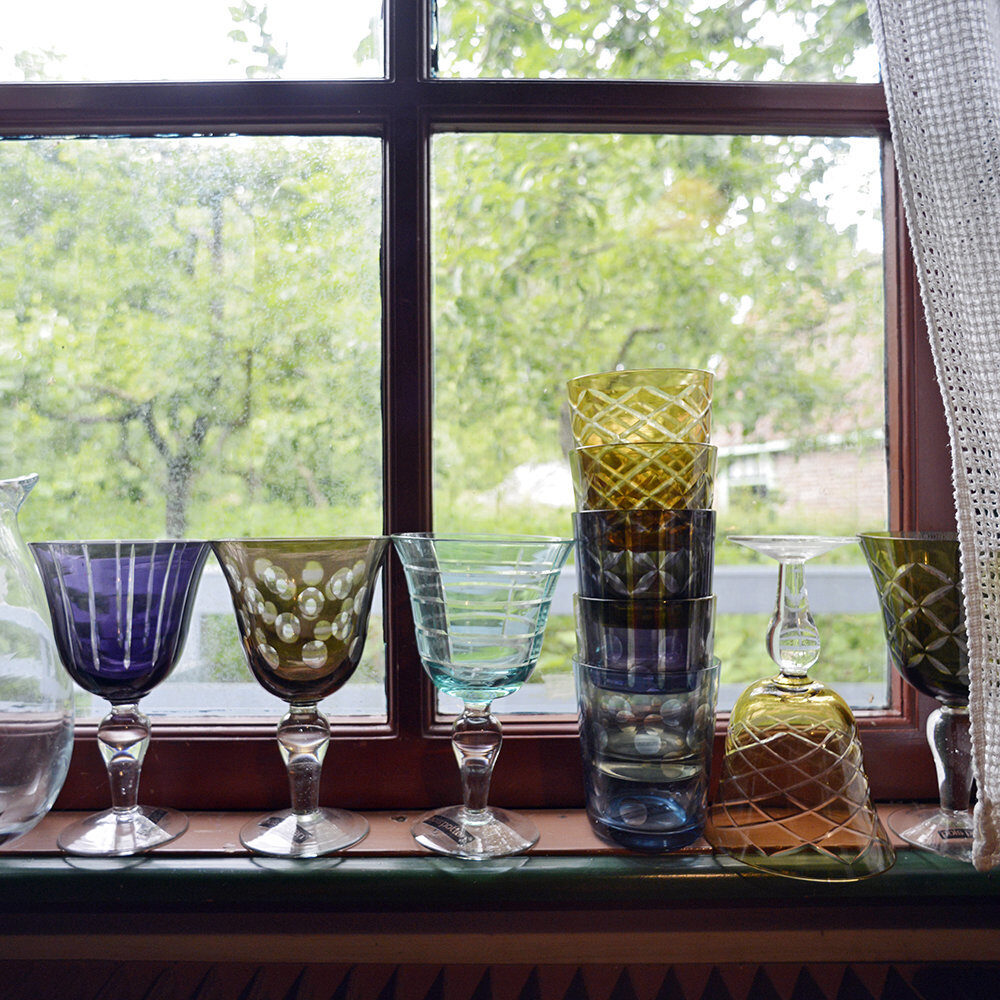 
Set de 6 verres à vin design « Cuttings »