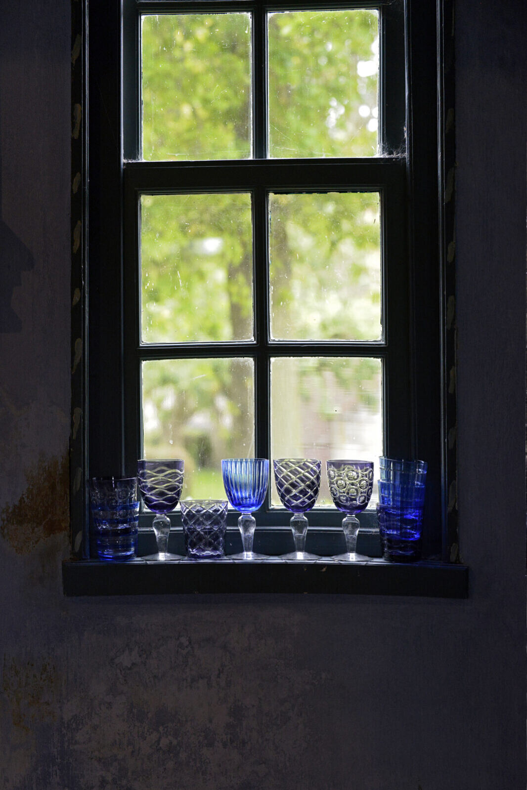 
"Cobalt" Wine Glass Set (6 pieces)
